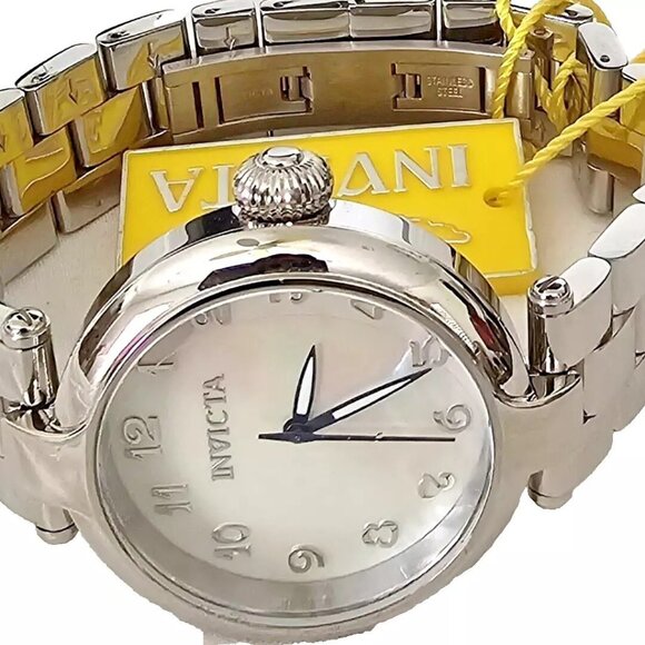 $595 MSRP- Invicta Wildflower 38mm MOP Dial SS- No Box and Papers main image 5